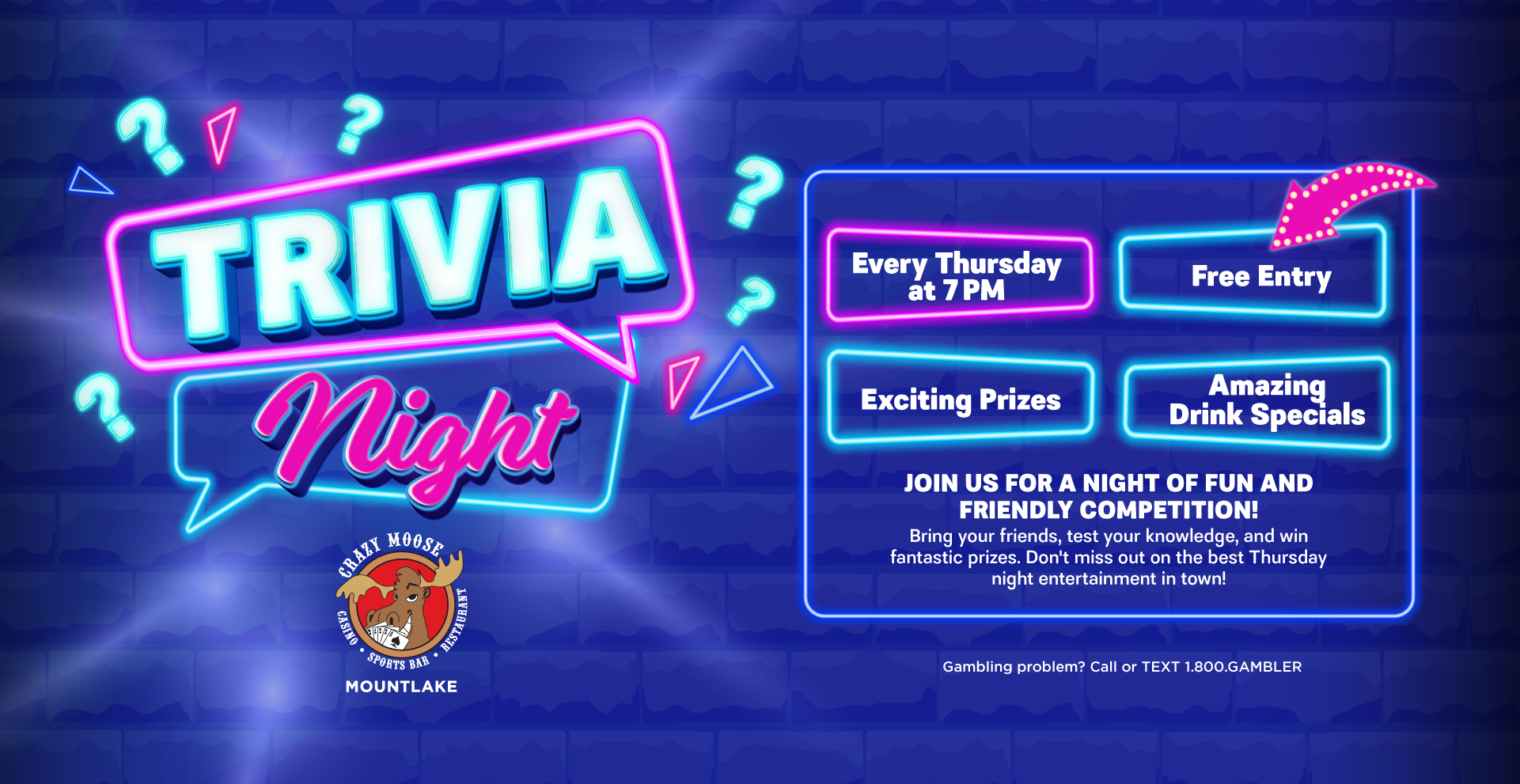 Crazy Moose Casino Mountlake Terrace | Trivia Night
