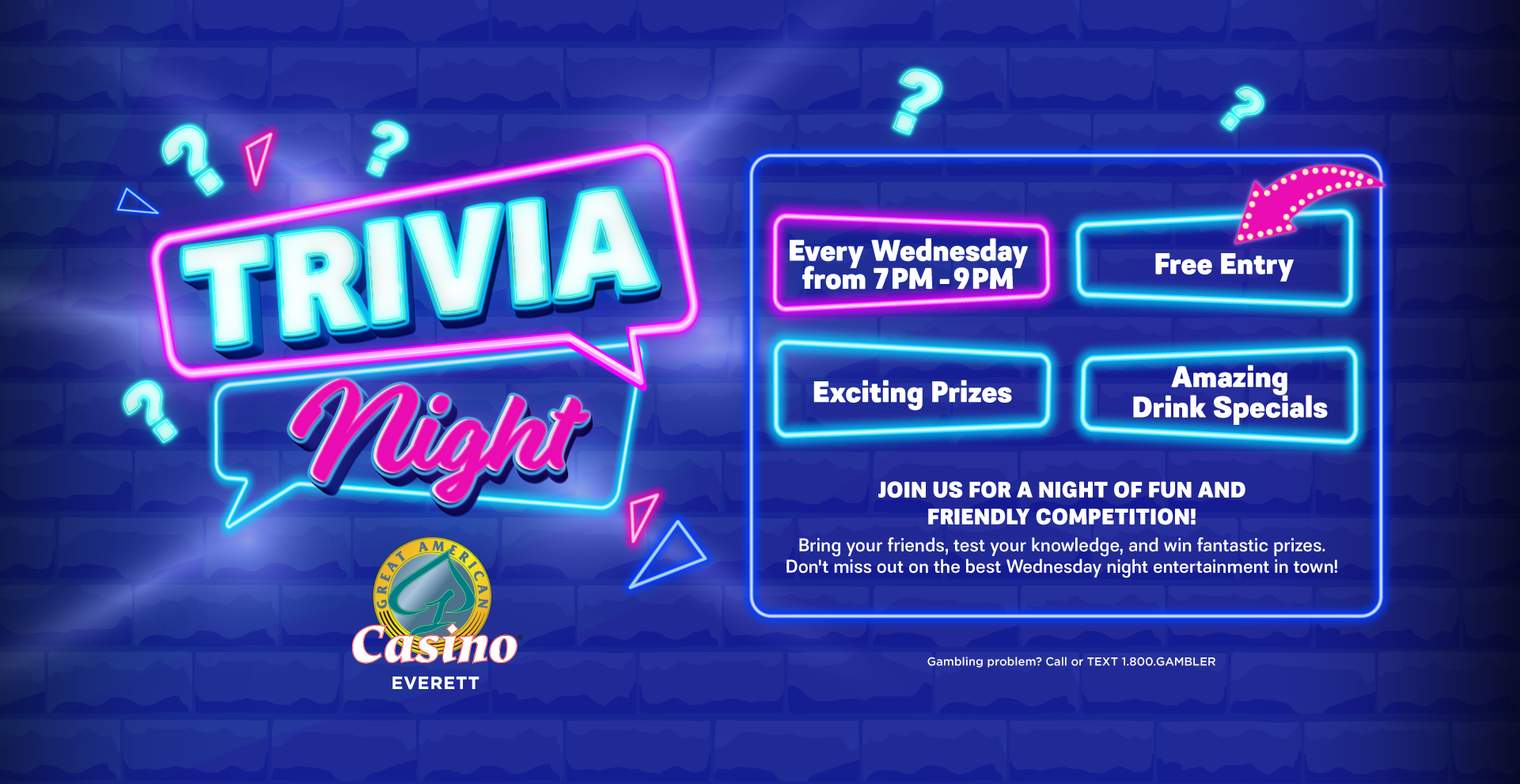 Great American Casino Everett | Trivia Night